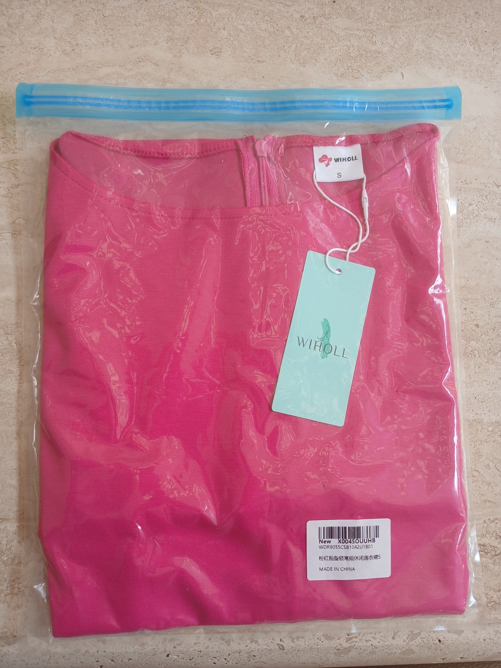 WIHOLL Pink Mini Dress Size Small NWT
